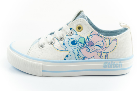 Leomil Kinder-Sportschuhe: Stitch Sneaker, bequem, leicht, weiß