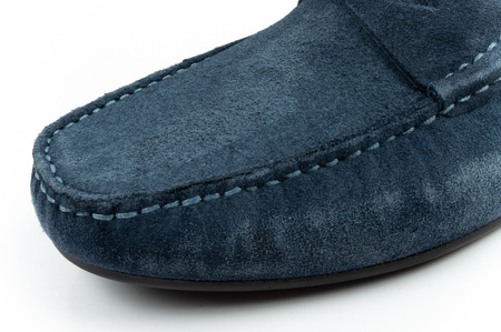 Wrangler Herrenschuhe, Maifield Wildleder-Loafer, Naturleder, Marineblau