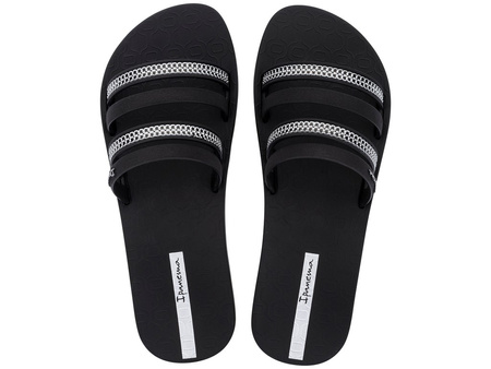 Ipanema Damen-Flip-Flops aus Mesh, modisch und bequem, Schwarz
