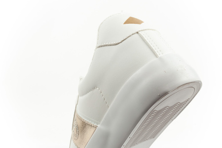Lee Cooper Damen-Sneaker, modisches Weiß und Gold