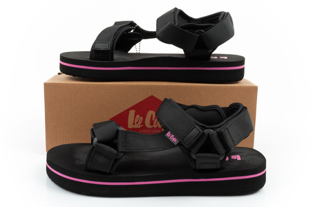Lee Cooper Damen-Sandalen mit Klettverschluss für den Sommer – Leichte Strandsandalen