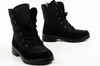 Progress Damen-Winterstiefel, Schwarz, Gefüttert, Lammfellfutter