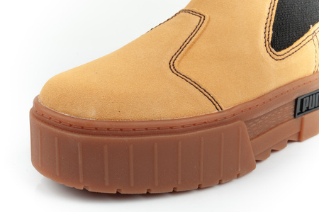 Puma Mayze Chelsea Wildleder Damen Stiefeletten [382829 04] braun.