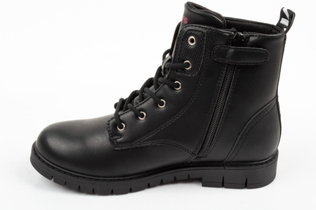 Levi's Mädchen-Ankle-Boots Pasadena SE, Schwarz, mit Reißverschluss