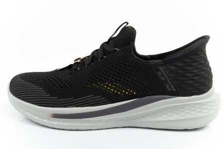 Skechers Slade Herren Slip-On Sneakers Schwarz SLIP-INS [210810/BLK].