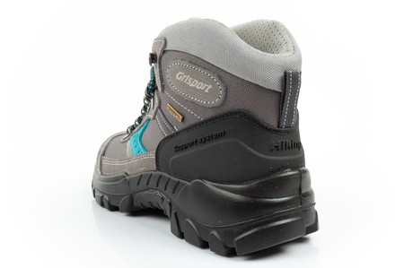 Grisport wasserdichte Damen-Wanderstiefel aus Leder, Grau