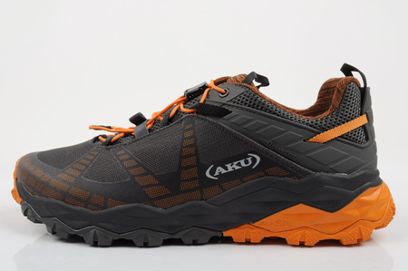 Aku Flyrock Vibram Wanderschuhe für Herren, strapazierfähiges Grau-Orange
