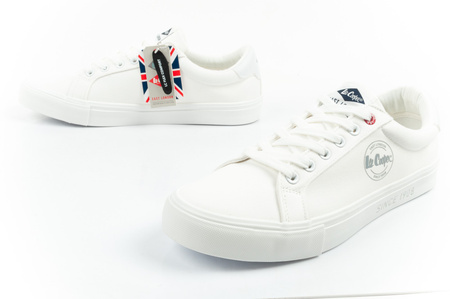 Lee Cooper Herren-Sneaker, modisches Weiß, bequem