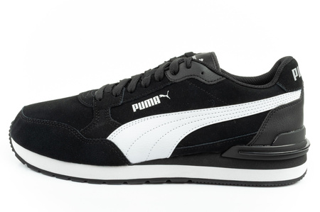 Puma ST Runner v4 Herren-Sneaker aus schwarzem Leder