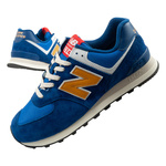 New Balance 574 Herren-Sneaker, Modisches Leder, Blau