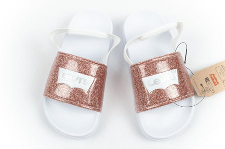 Levi's Pool S Mini Pink Glitter Kindersandalen