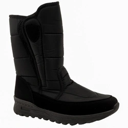 Progress Herren-Winterstiefel, modische, gefütterte Stiefel mit Klettverschluss
