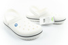 Crocs Herren-Clog-Sandalen mit Krokodilband, modisch und bequem, Weiß