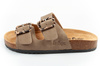 Lee Cooper Damen-Sandalen zum Hineinschlüpfen, Khaki, bequem und leicht