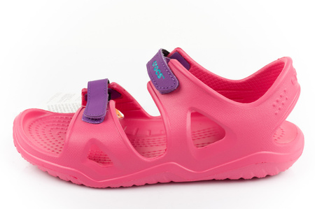 Crocs Swiftwater Kindersandalen [204988-600] rosa.