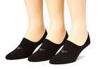 Emporio Armani Calza Micro-Fußsocken, Schwarze Baumwolle, 3er-Pack
