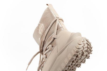 Lee Cooper Damen Winter-Wanderschuhe, Beige, Echtleder