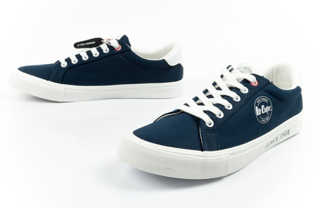 Lee Cooper Herren-Sneaker, modisch, bequem, Marineblau
