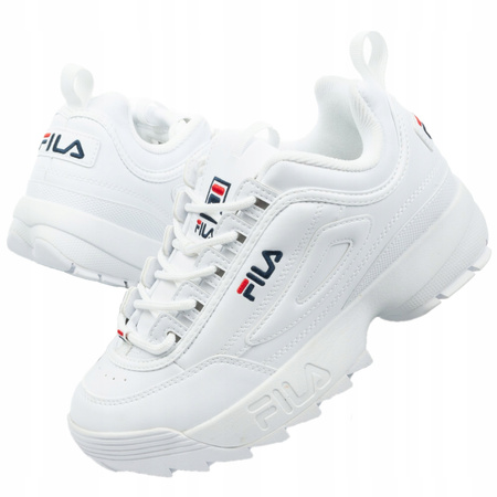 Fila Disruptor Low Damen-Sportschuhe – modisch, bequem, weiße Sneaker
