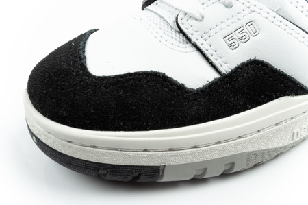 New Balance 550 Kinder-Sportschuhe, Leder-Sneaker, modisch, Schwarz-Weiß