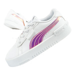 Puma Jada Holo Kinderschuhe für Mädchen, Slip-On, weiß [383761 01]