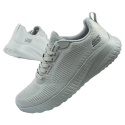 Skechers Bobs Squad Chaos Damen-Sneaker, leicht, modisch, Grau