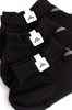 Emporio Armani Calza Baumwoll-Knöchelsocken, Schwarz, Komfortabel, 3er-Pack
