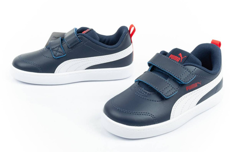 Puma Courtflex Kindersportschuhe [371544 01], Marineblau.