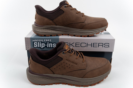 Skechers Herrenschuhe Slade Ultra Slip-ins – bequeme Slipper in Braun