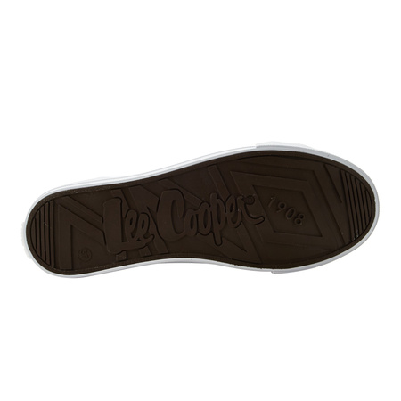Lee Cooper Damen-Sneaker – Stylische weiße Sneaker aus Textil