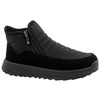 Progress Damen-Winterstiefel, Schwarz, Isoliertes Lammfell