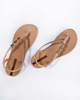 Ipanema Sandal Class Damen-Flip-Flops in Beige mit Gold