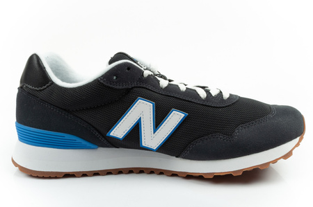 New Balance 515 Herren-Sneaker, modisch, bequem, Anthrazitgrau, Weiß