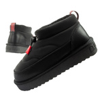 D.Franklin Damen Winterstiefel, modische, isolierte schwarze Stiefeletten