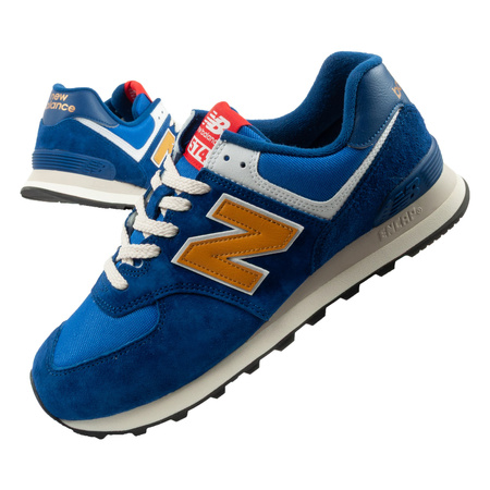 New Balance 574 Herren-Sneaker, Modisches Leder, Blau