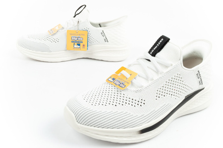 Skechers Slade Quinto Herren Slip-On Sportschuhe Weiß SLIP-INS