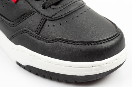Levi's John SE Mid Kinder-Sneaker mit Klettverschluss in Schwarz