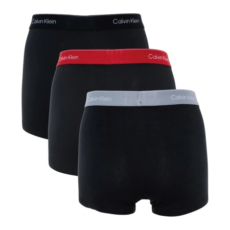 Calvin Klein Herren-Boxershorts „Relaxed“ – 3er-Pack, aus Baumwolle, in Schwarz und verschiedenen Farben