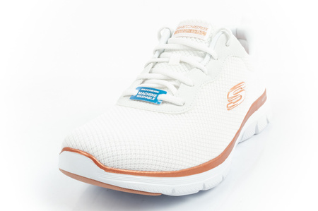Skechers Flex Appeal 4.0 Brillant View Damen-Sportschuhe [149303/WTRG], weiß.