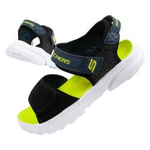 Skechers Kindersandalen [406512L/BKLM], schwarz.