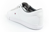 Tommy Hilfiger Essential Sport-Schuhe Herren Sneakers bequem Leder Weiß