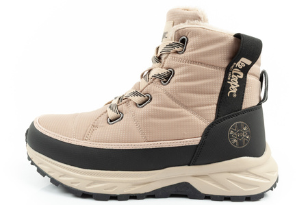 Lee Cooper Damen Winter-Wanderschuhe, Beige, Schwarz