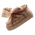 D. Franklin Damen Winterstiefel, modisches Fellfutter, Braun