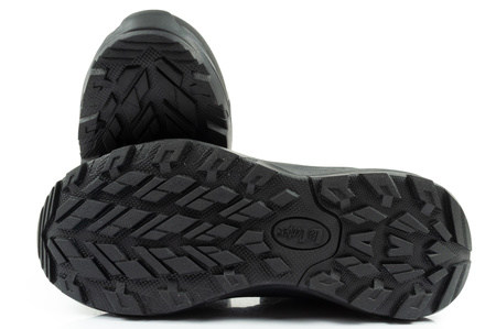 Lee Cooper Damen Winter-Wanderschuhe, Schwarzes Kunstleder