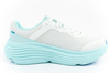Skechers Max Cushioning [129470/WLB] Damen Sportschuhe zum Laufen, weiß und blau.