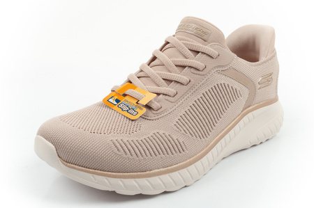 Skechers Bobs Squad Chaos Slip-Ins Damen-Sneaker Beige