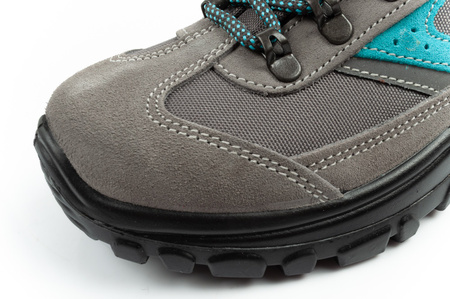 Grisport wasserdichte Damen-Wanderstiefel aus Leder, Grau