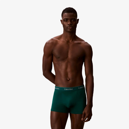 Calvin Klein Herren-Boxershorts (3er-Pack) – modisch, aus Baumwolle, in Grün, Grau und