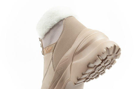 Lee Cooper Damen Winter-Wanderschuhe, isoliert, Beige