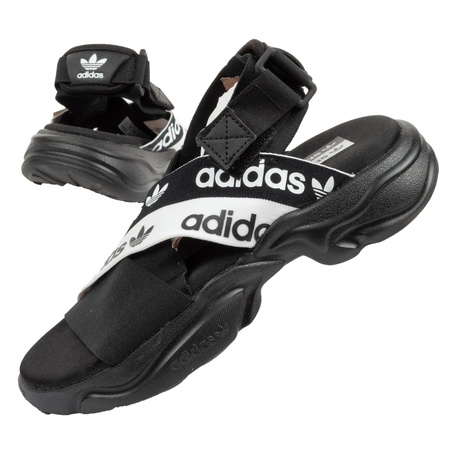 Adidas Magmur Sandal Damen Sandalen [EF5850], schwarz.
